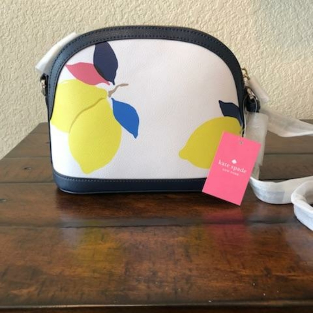 Kate Spade Sylvia Lemon Zest Dome Crossbody - Picture 4 of 7